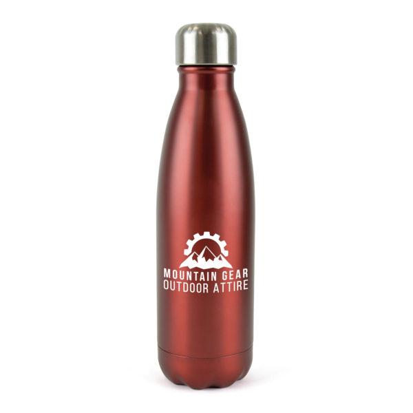 Outstanding Value with our Ashford plus 500ml double walled, stainless steel drinks bottle with screw top lid, coloured base and body. BPA &PVC free. Choose from 9 stunning colours. Make it extra personal with individual names to each bottle.